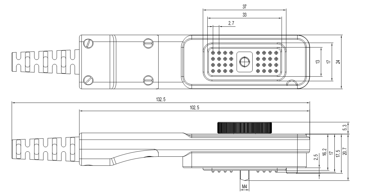 GA-36S 32-Way Pogo Pin Socket