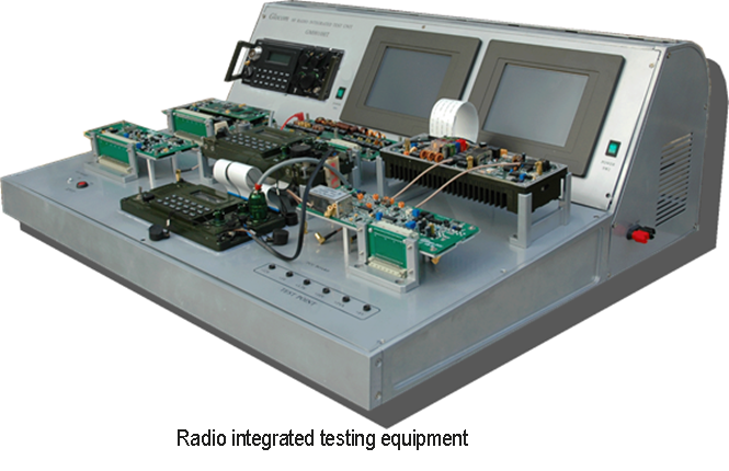 Radio integrated testing equipment